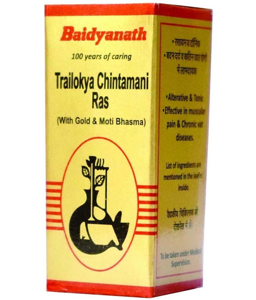     			Baidyanath Trailokyachintamani Ras Smy Tablet 10 no.s Pack of 1