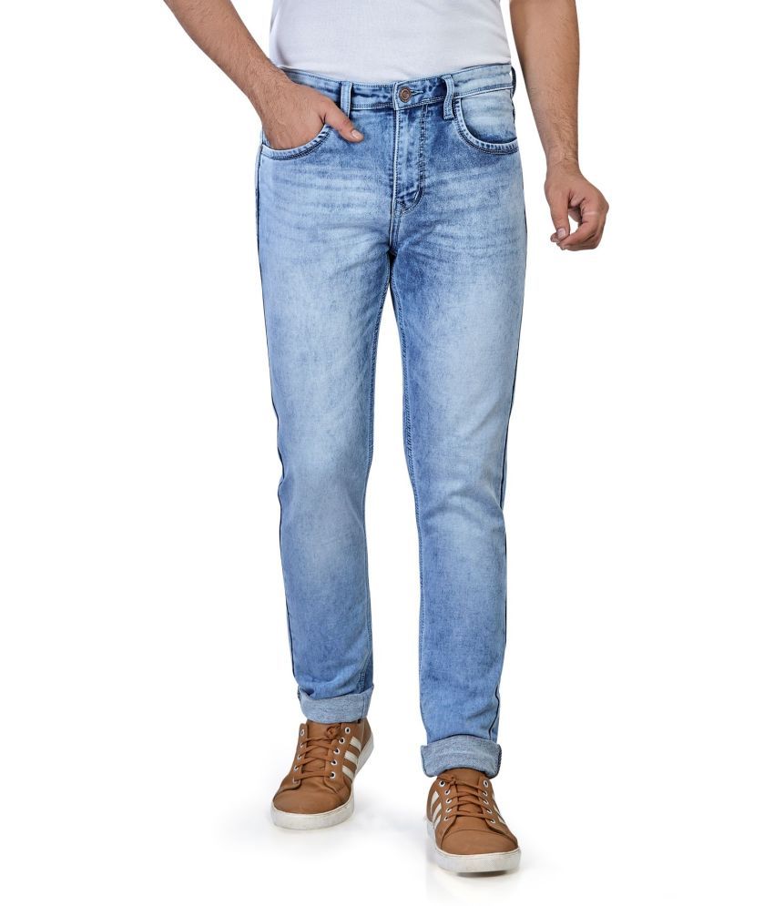     			HJ HASASI Blue Slim Fit Jeans