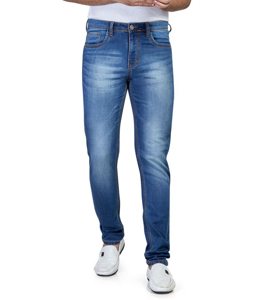 HJ HASASI Blue Regular Fit Jeans