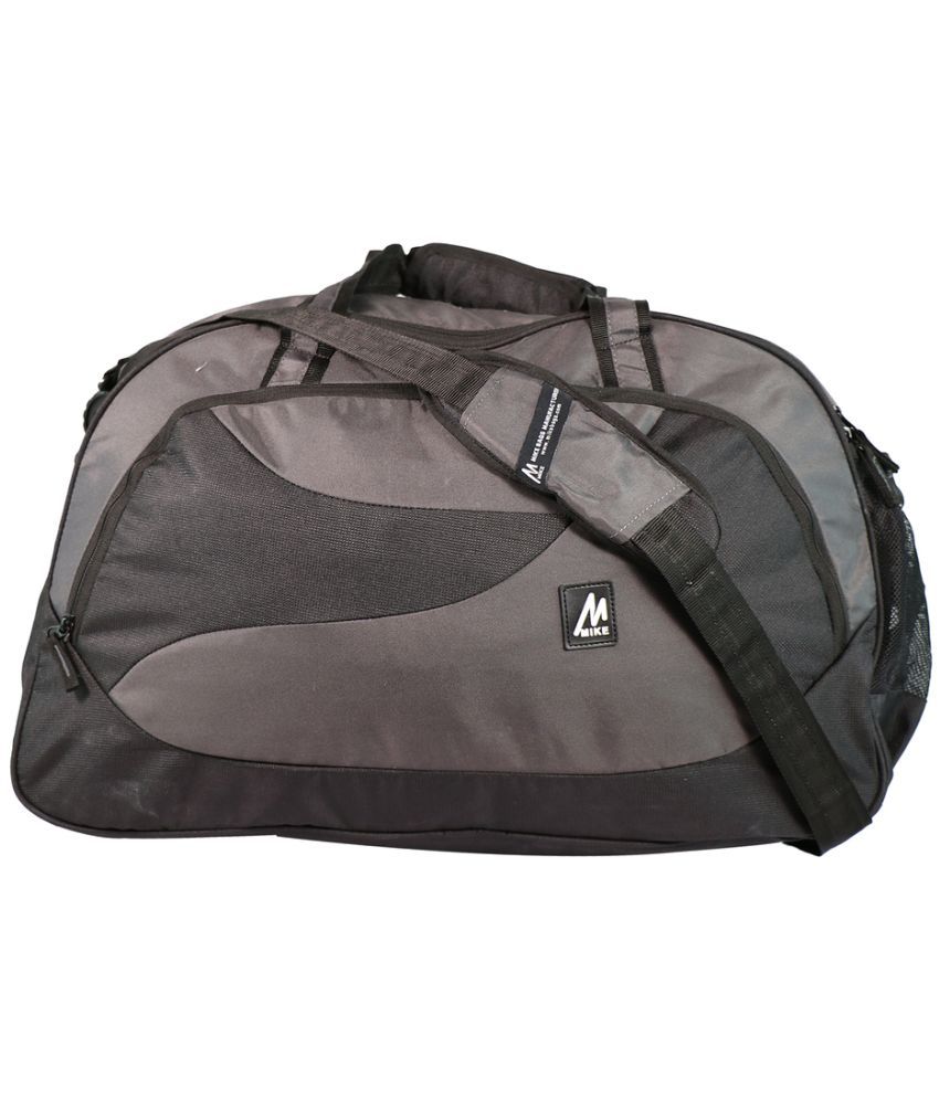    			MIKE 15 Ltrs Light Grey Solid Duffle Bag