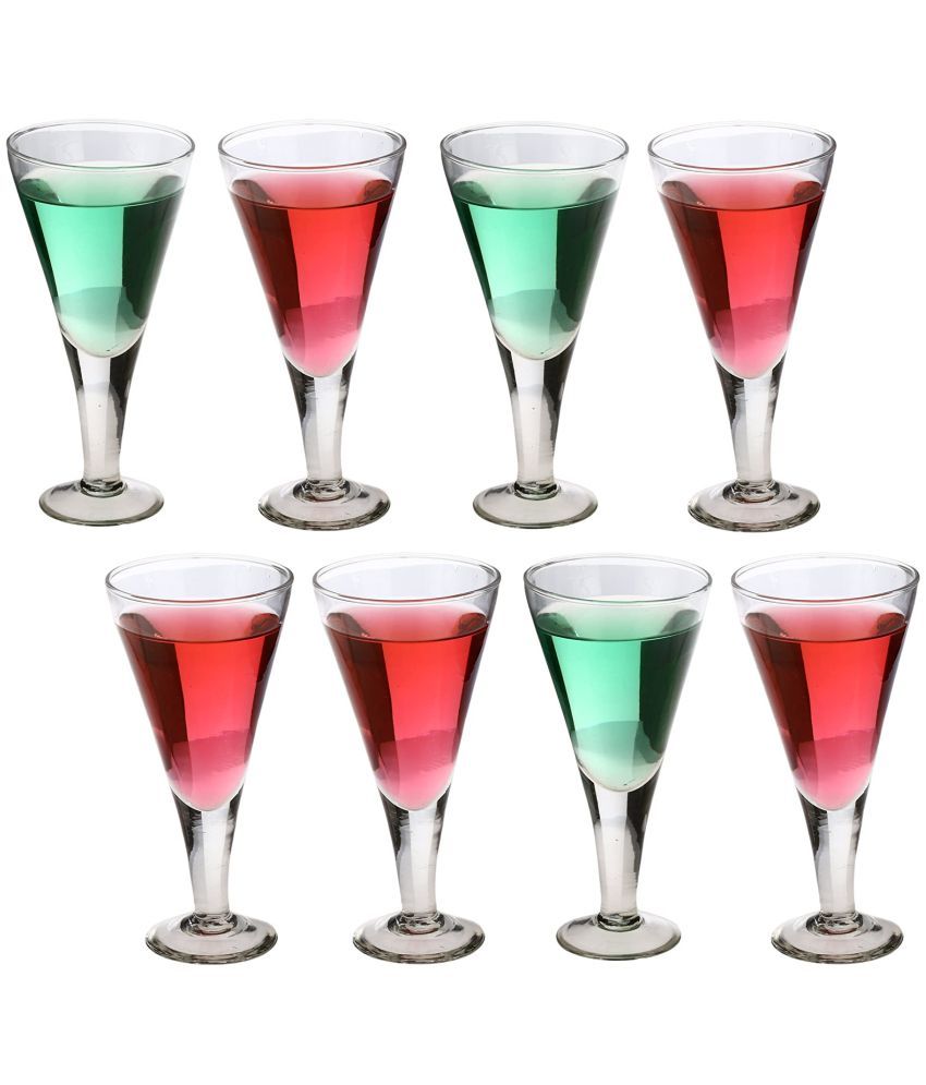     			Afast Wine  Glasses Set,  150 ML - (Pack Of 8)