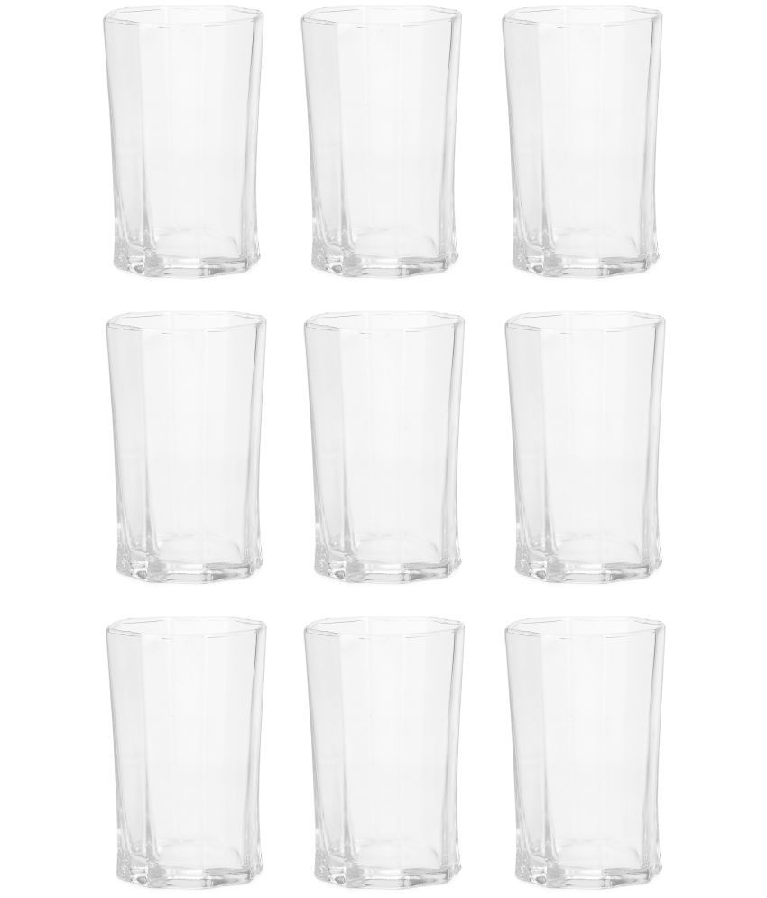     			Somil Water/Juice  Glasses Set,  200 ML - (Pack Of 9)