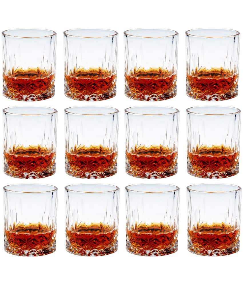     			Somil Whisky  Glasses Set,  200 ML - (Pack Of 12)