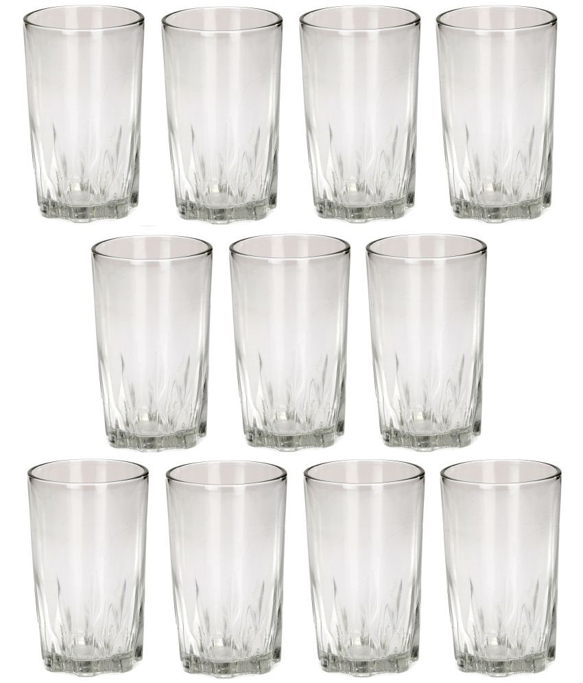     			Somil Water/Juice   Glasses Set,  200 ML - (Pack Of 11)