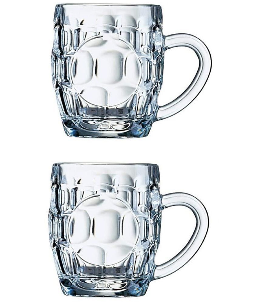     			Somil Beer Mug Glasses Set,  550 ML - (Pack Of 2)