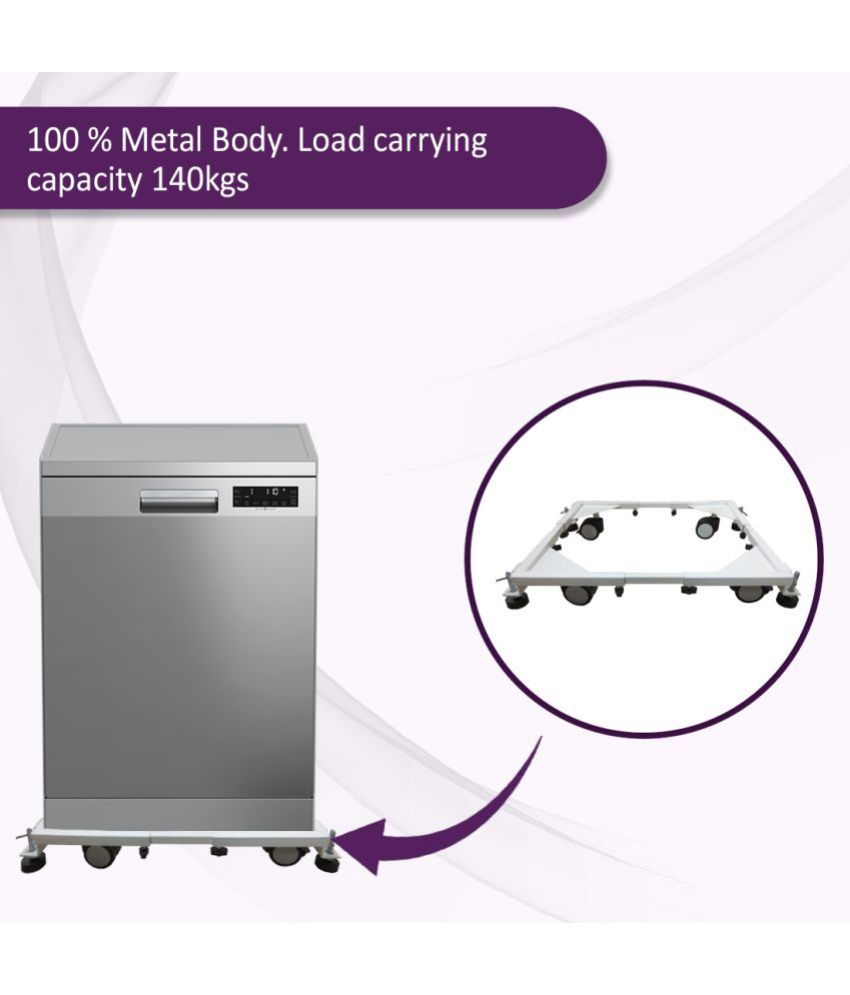 Smart Shelter Metal Storage Trolleys Washing Machines, Refrigerator