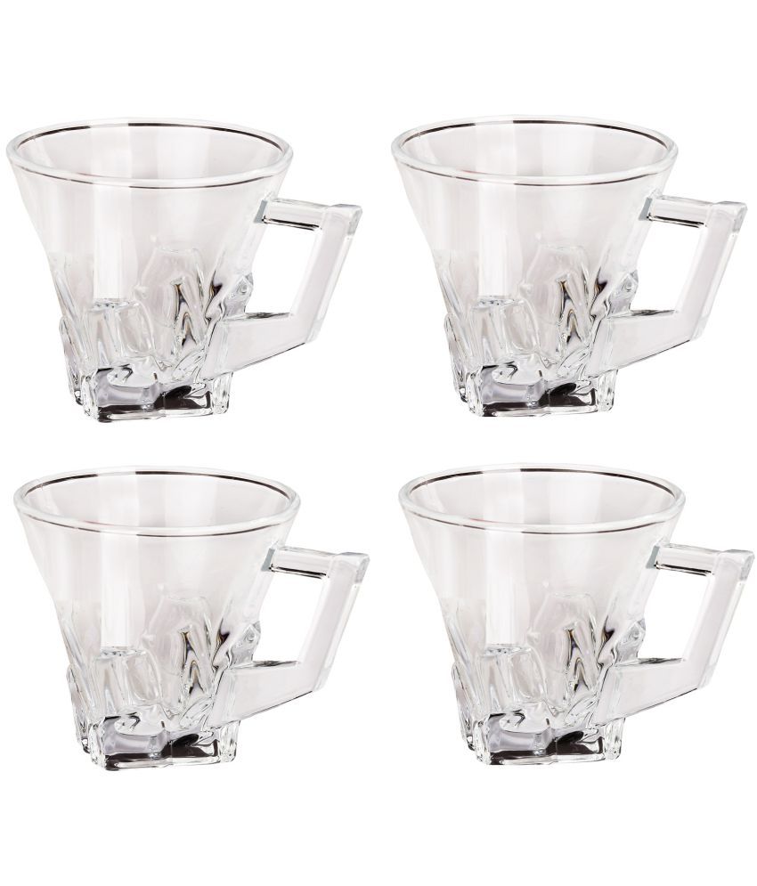     			AFAST Glass Serving Coffee And Double Walled Tea Cup 4 Pcs 130 ml