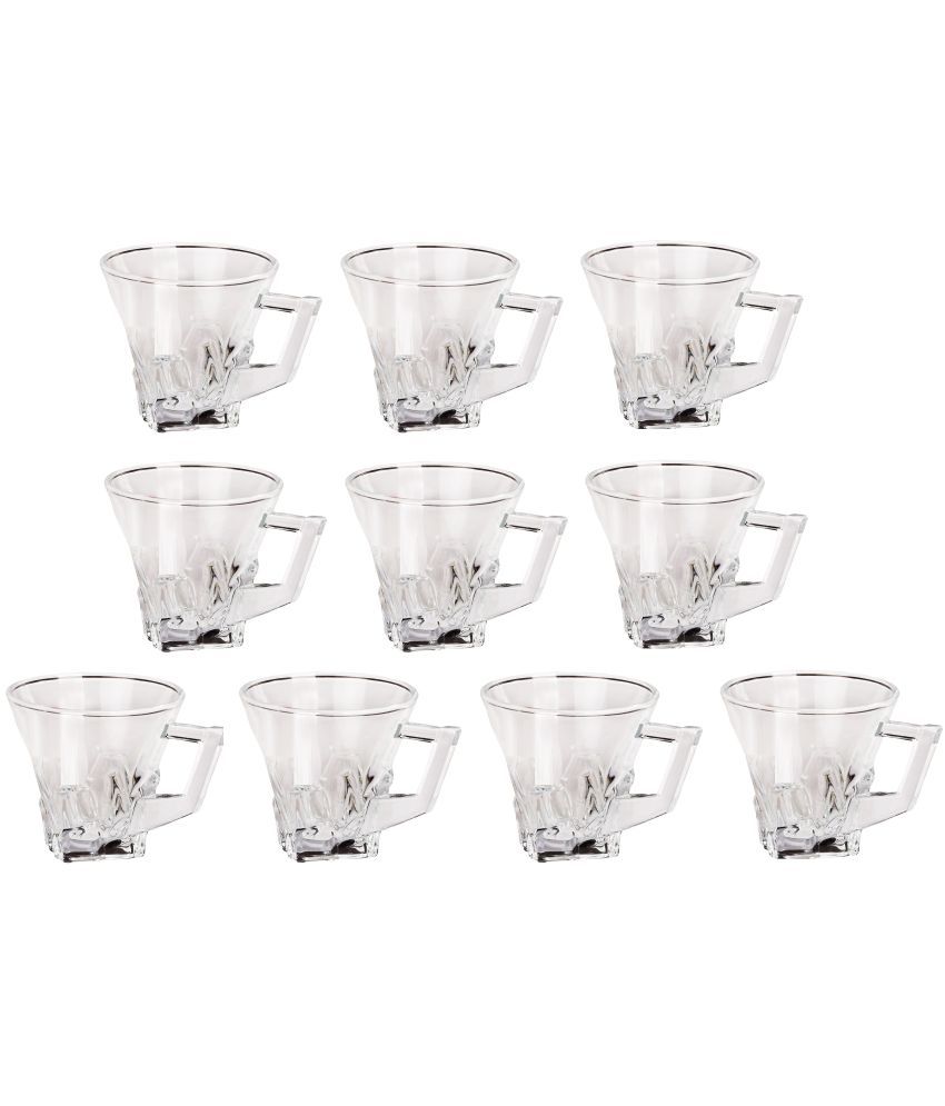     			AFAST Glass Serving Coffee And Double Walled Tea Cup 10 Pcs 130 ml