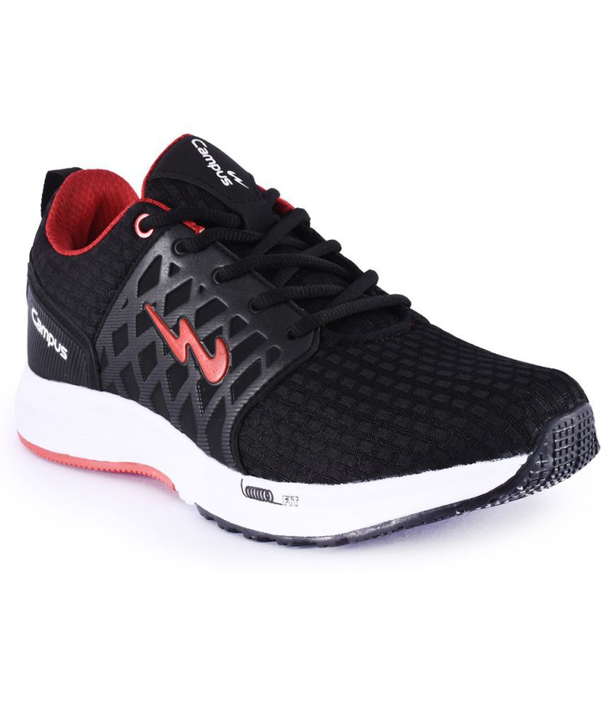     			Campus RODEO PRO Black Running Shoes