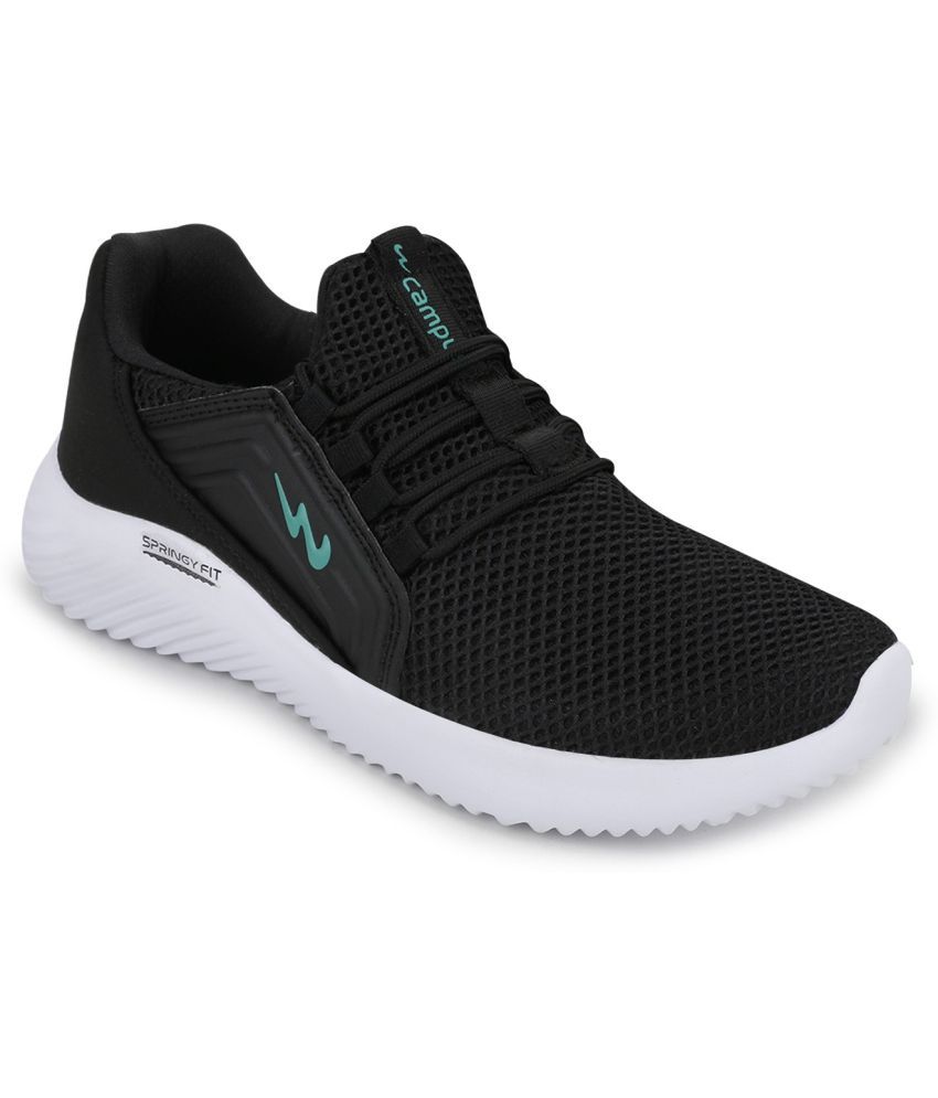campus tyson black running shoes