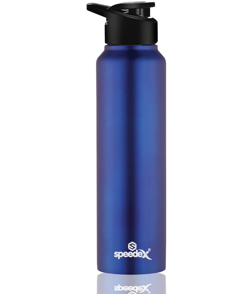     			Speedex Simplex Sipper Cap Blue 1000 mL Steel Fridge Bottle set of 1