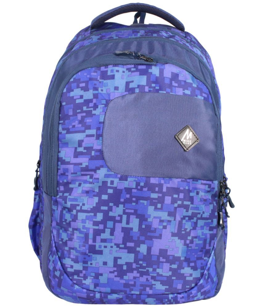     			MIKE 25 Ltrs Blue School Bag for Boys & Girls