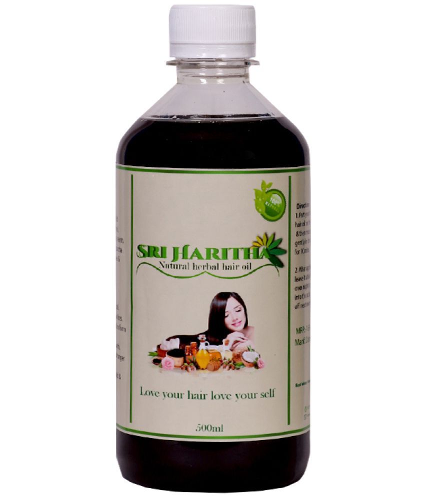 Sri Haritha Ayurvedic Hair oilLong hairReGrowth Hair OilShiny Hair500ml 500 mL Buy Sri