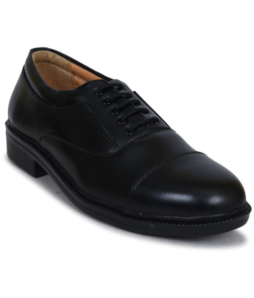     			Ajanta Black Formal Shoes