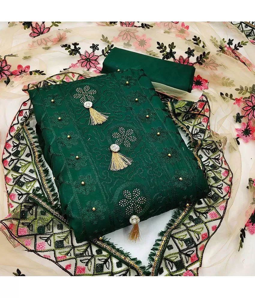 Rajnandini Women's Cotton Printed Unstitched Dress Material (JOPLVSM3927,  Beige, Free Size) : Amazon.in: Fashion