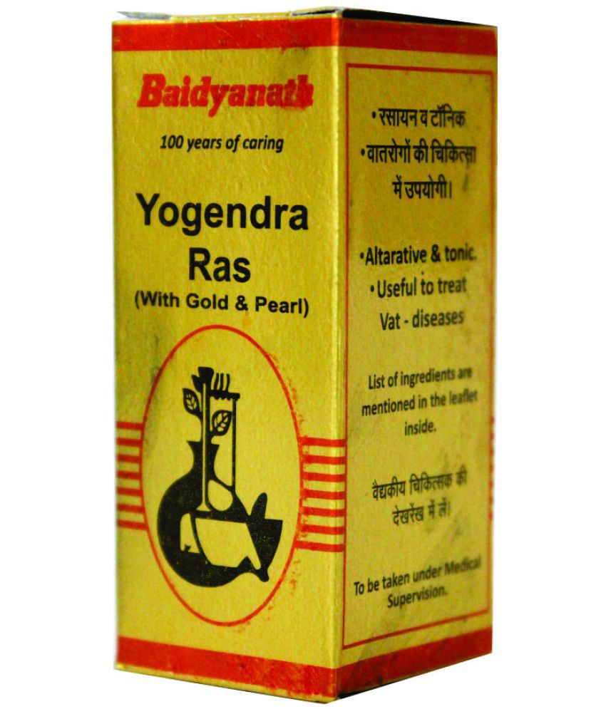    			Baidyanath Yogendra Ras Tablet 10 no.s Pack Of 1