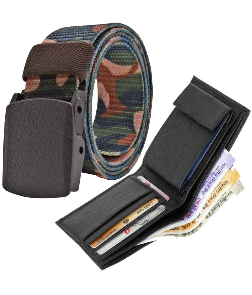     			Loopa Multi Nylon Belts Wallets Set Belt