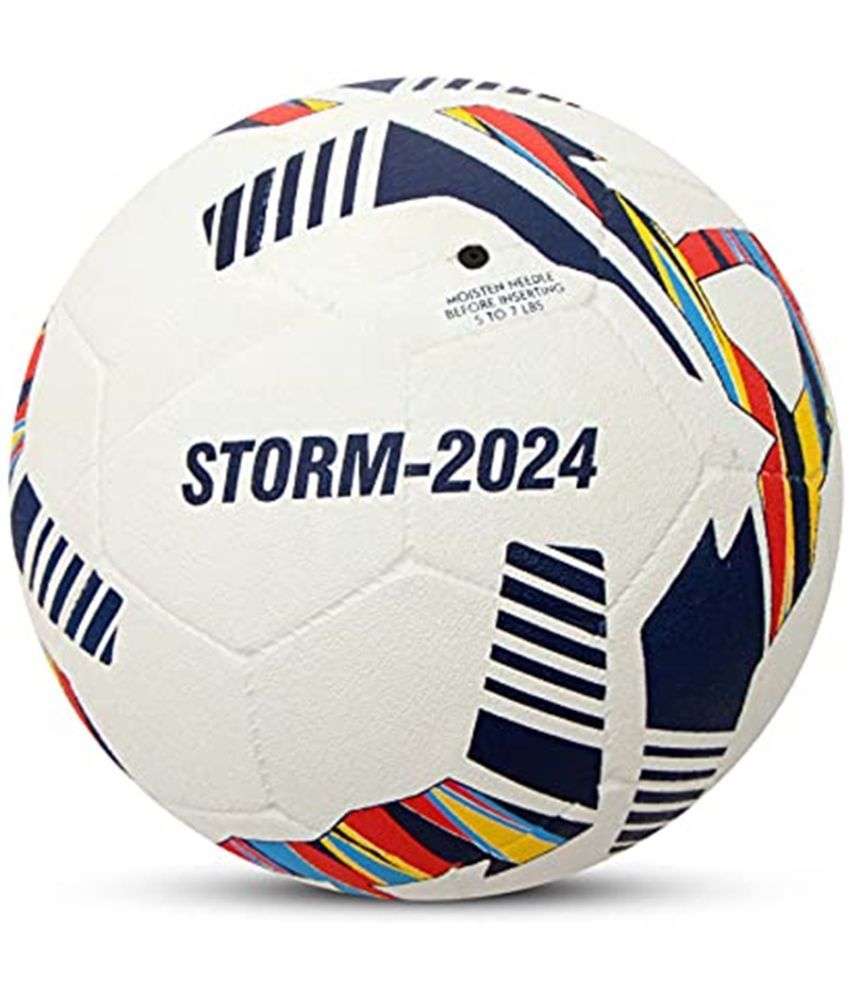 Nivia Storm 2024 Moulded White Football Size 5 Buy Online at Best