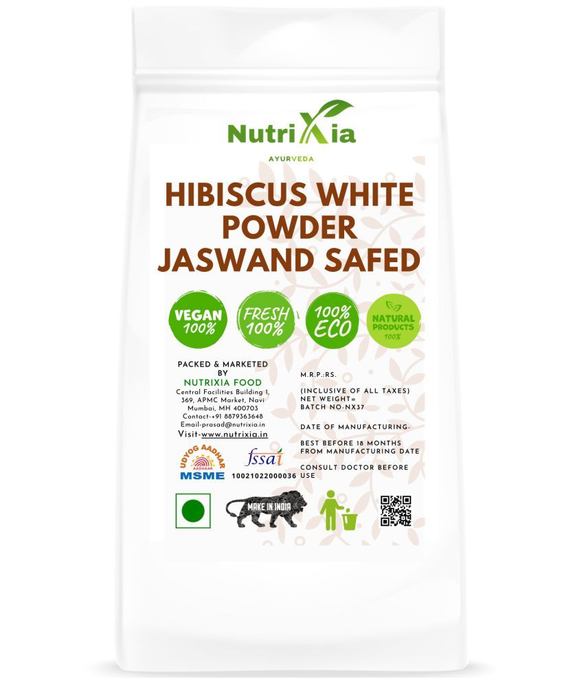     			Nutrixia Food Hibiscus White Powder - Jaswand safed , Gudhal safed powder Powder 100 gm