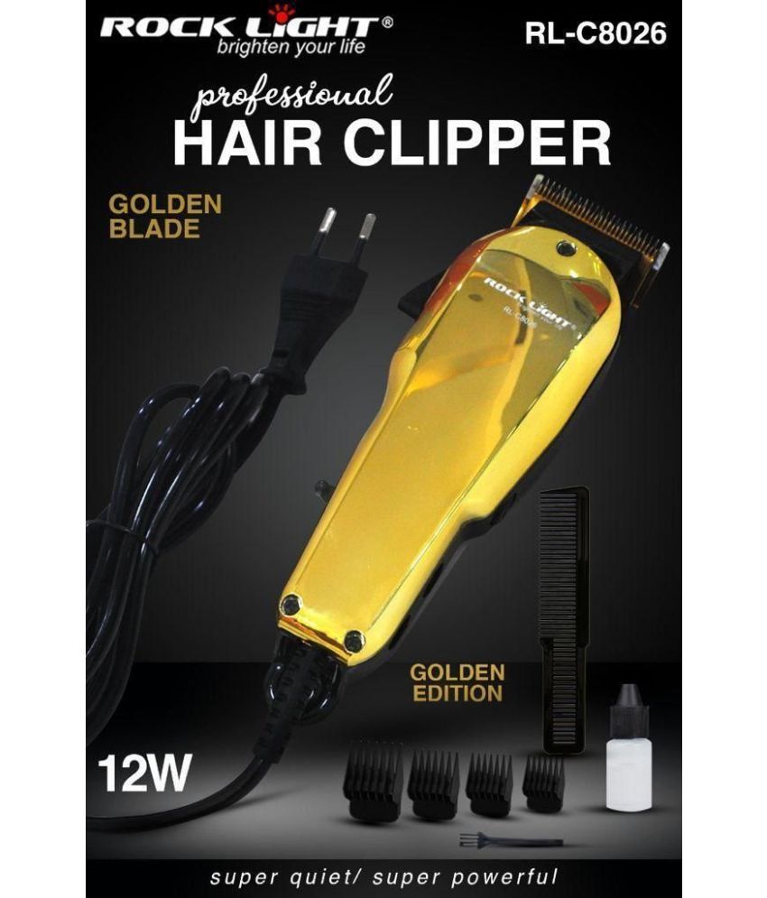     			Rock Light Professional Corded Clipper ( Golden )