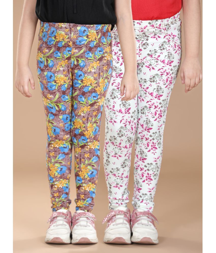     			StyleStone - Multi Cotton Blend Girls Leggings ( Pack of 1 )