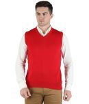 Monte Carlo Red V Neck Sweater