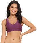 N-Gal Polyester Cami bra - Purple Single