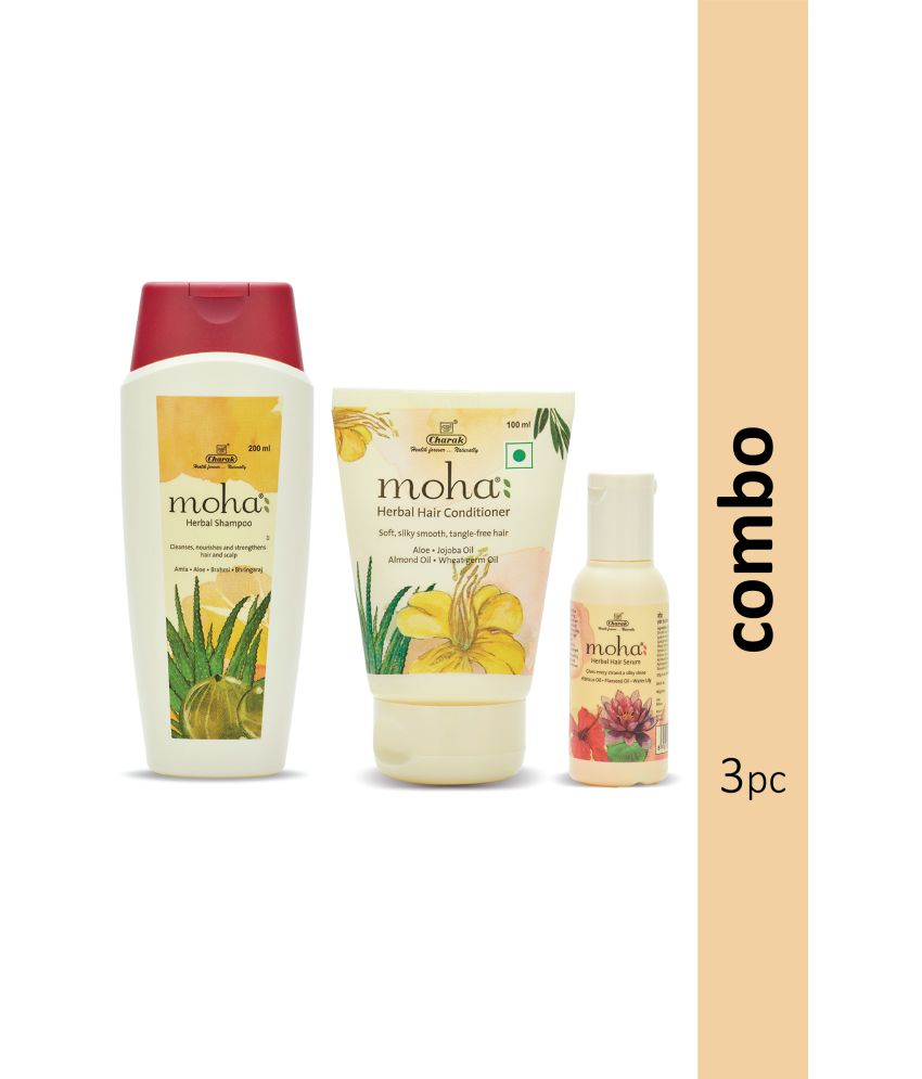     			moha Herbal Shampoo 200ml & moha Herbal Hair Conditioner 100ml & moha Herbal Hair Serum 30ml