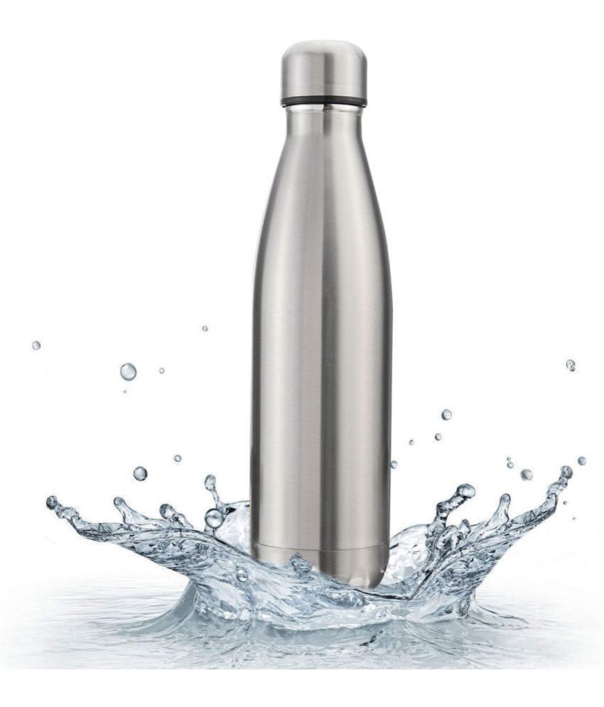     			Rangwell Stainless Silver 500ml Steel Water Bottle