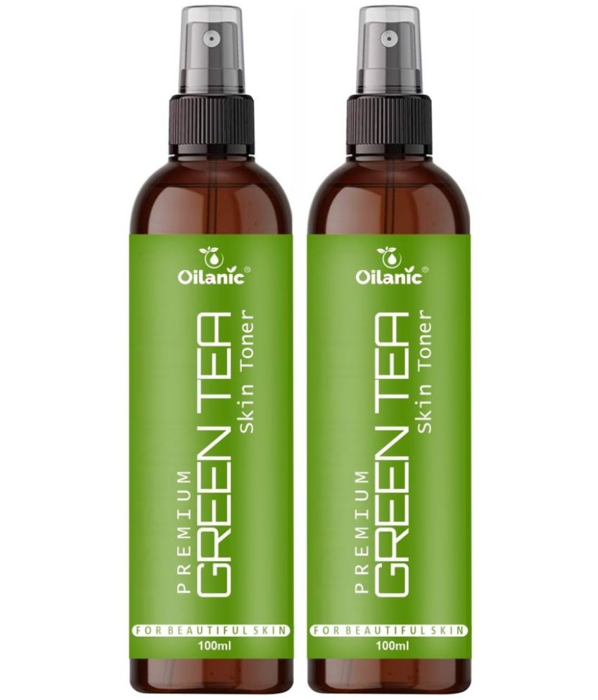     			Oilanic   Green Tea    Skin Tonic 200 mL Pack of 2