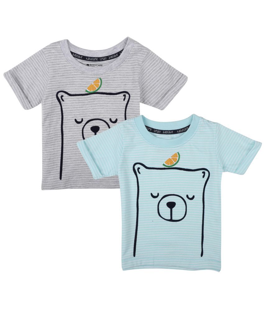     			Bodycare Pack of 2 Boys Cotton T-Shirt ( Multi Color )