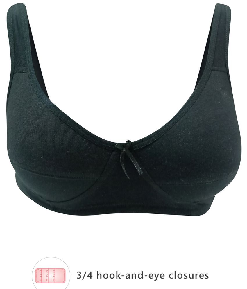     			Clovia Cotton Everyday Bra - Black Single