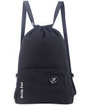 Arctic Fox 15 litres Draw String Bags Black Backpack