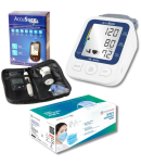 ACCUSURE GLUCOSE METER |50 Strips|BP Monitor|FREE