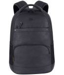 Gear Vintage2 Anti Theft Faux Leather 28 litres Black Laptop Backpack