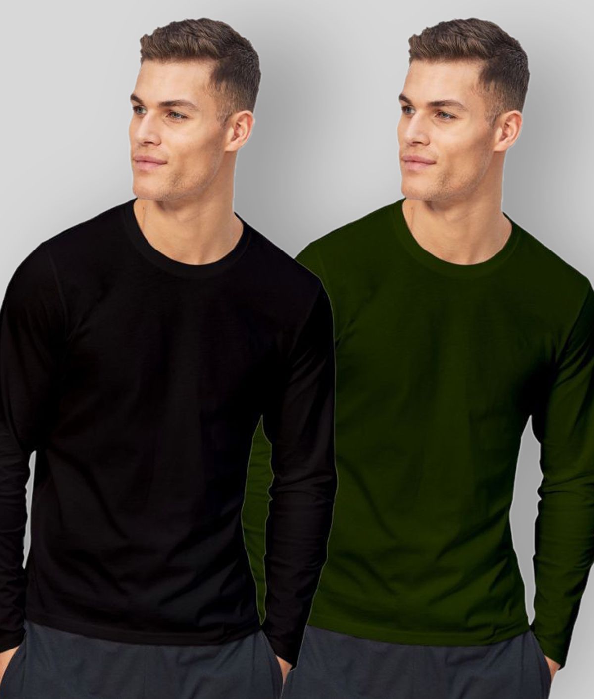     			ESPARTO - Multicolor Cotton Regular Fit Men's T-Shirt ( Pack of 2 )