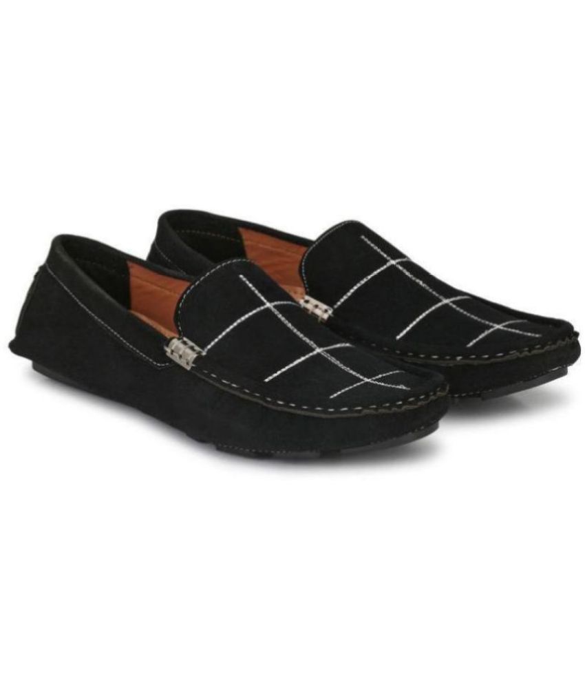     			FOGGY - Black Men's Slip on loafers