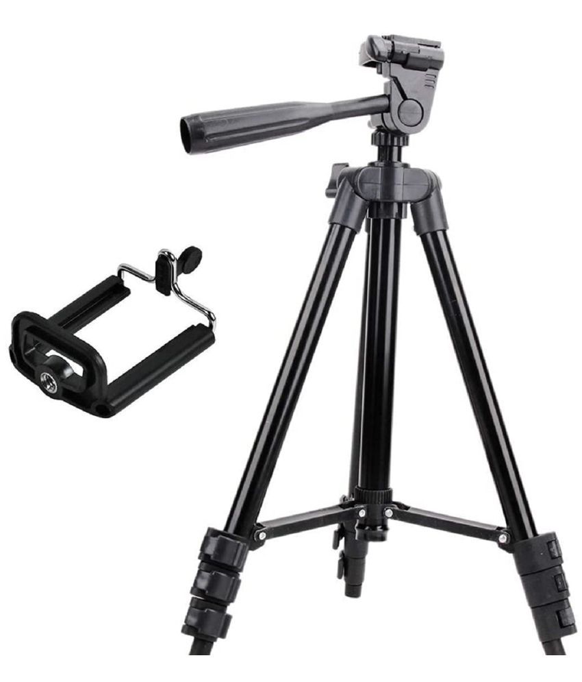     			Royal Tripod-3120 Professional Portable Aluminum Legs For Mobile, Video Cameras All DSLR Tripod (Black, Silver, Supports Up to 2500 g) Tripod  (Black, Supports Up to 2500)