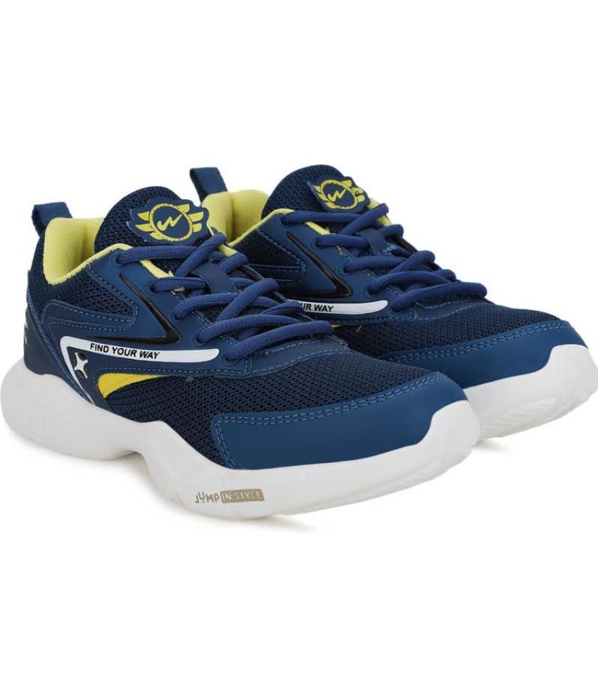     			Campus Unisex Ninza Jr Blue Sports Shoes