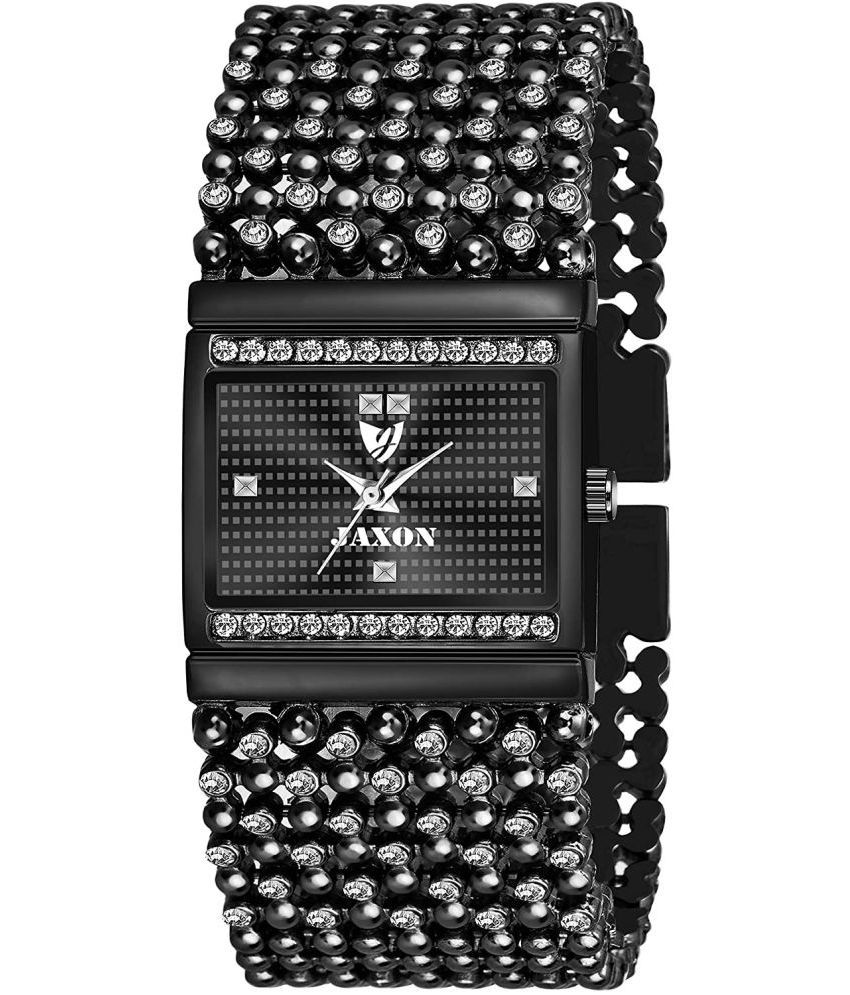     			JAXON Stainless Steel Square Womens Watch