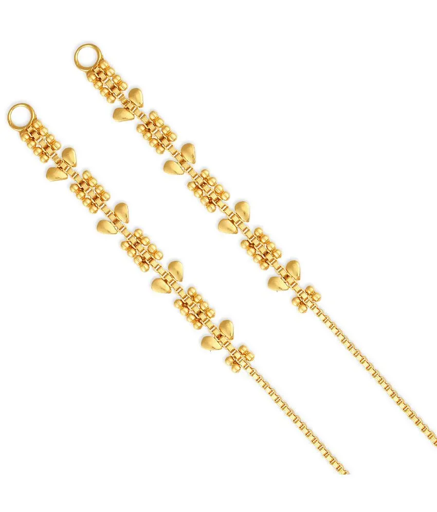 1 gram deals gold ear chains