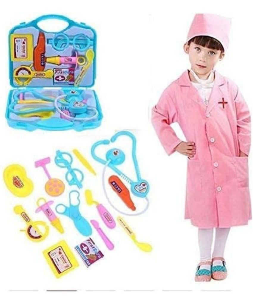 Anvi Doctor Play Set Kit with Foldable Suitcase, Doctor Set Toy Game ...