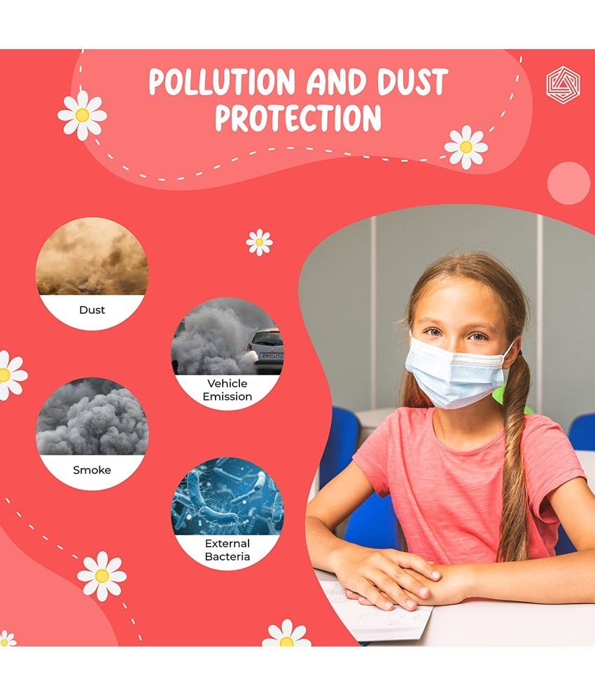 BoldFit Surgical Masks For Kids (Pack of 100) Buy BoldFit Surgical