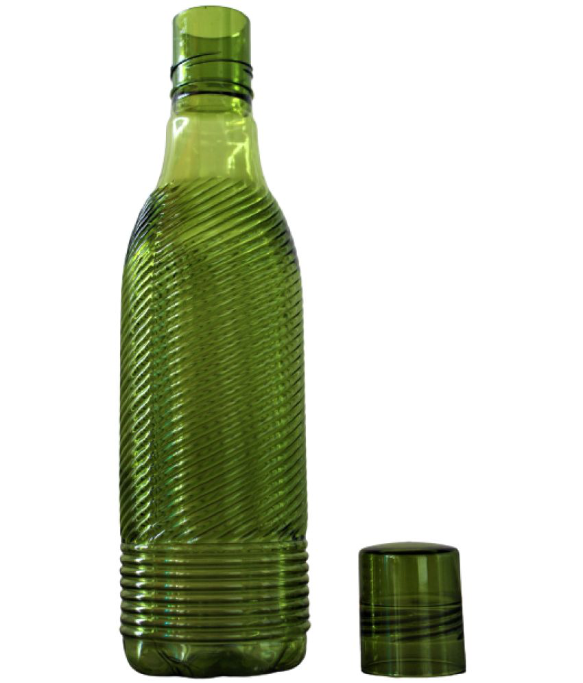     			COMBINED ASSOCIATES water bottles Green 1000 mL Polyproplene Fridge Bottle set of 4