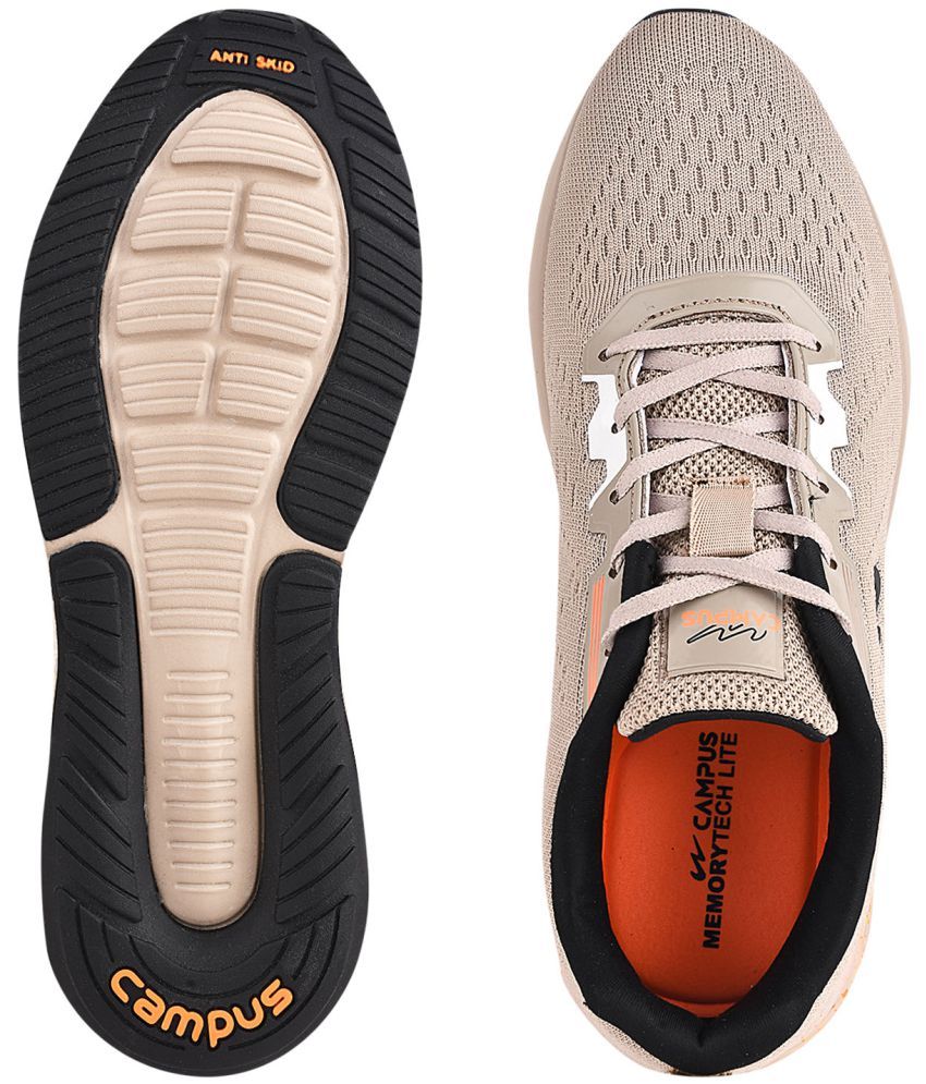 Campus XING Beige Men's Sports Running 