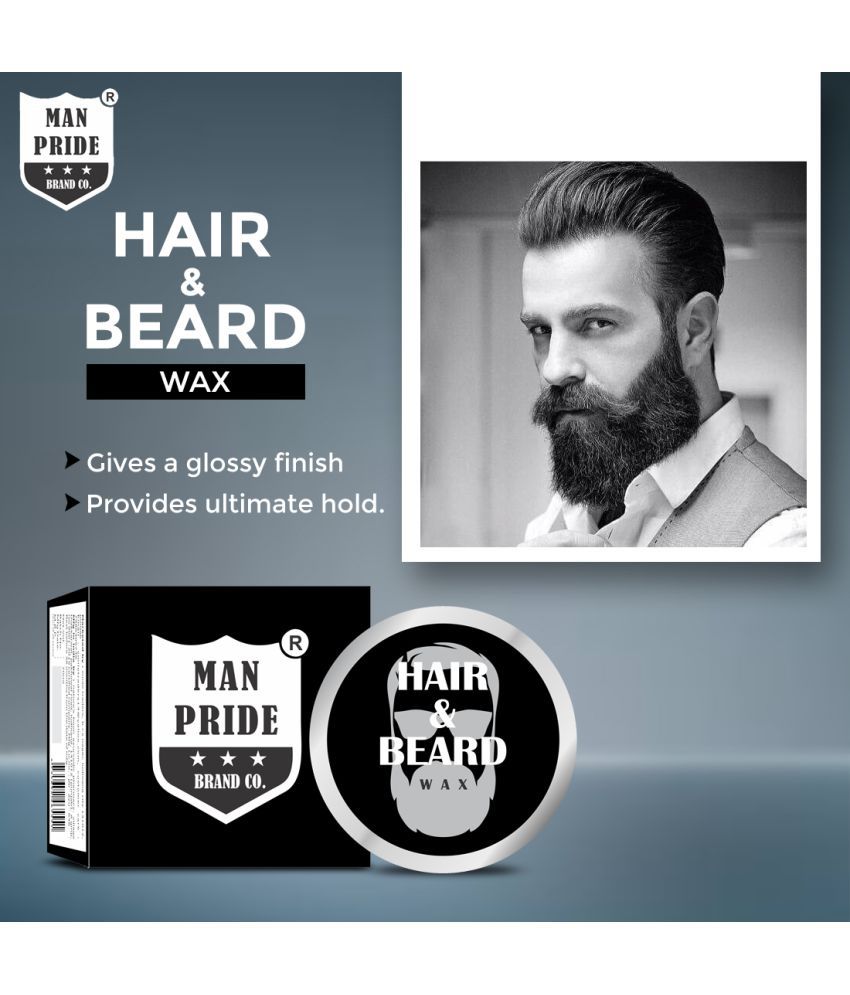 Man Pride Brand Co. Styling Hair & Beard Wax Strong Hold Wax 75 g: Buy Man  Pride Brand Co. Styling Hair & Beard Wax Strong Hold Wax 75 g at Best Prices