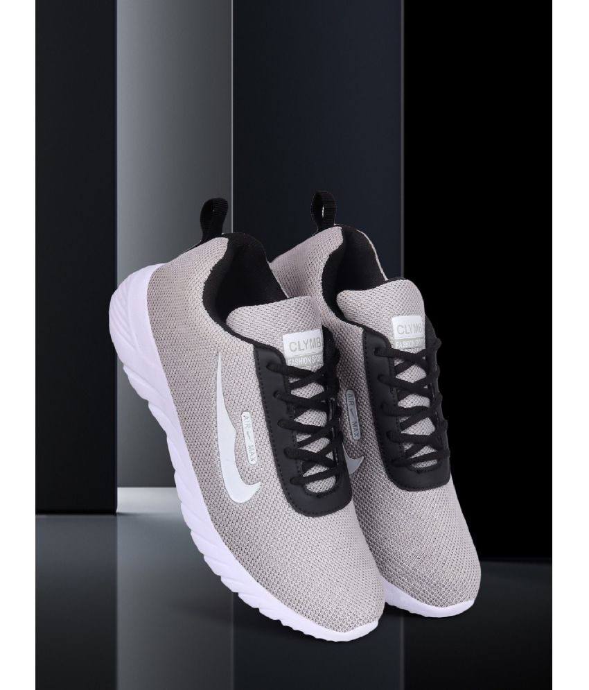     			Clymb Gray Running Shoes