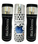 St Louis 2 BLACKBERRY , 1 BAPPLE DEODORANT , 200ML EACH (PACK OF 3) Body Spray - For Men & Women