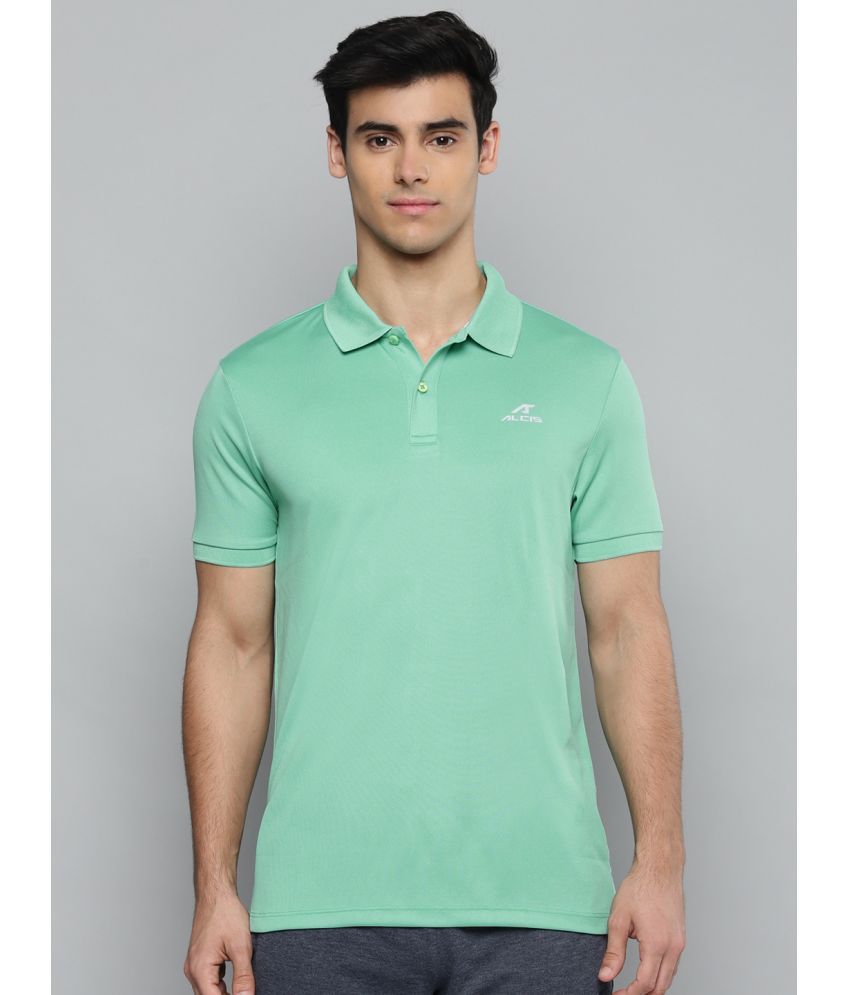     			Alcis - Green Polyester Regular Fit Men's Sports Polo T-Shirt ( Pack of 1 )