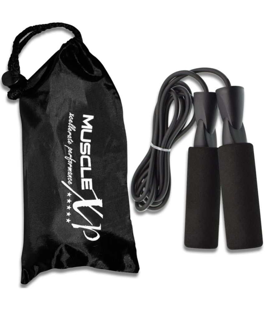    			MuscleXP Skipping Rope (Jumping Rope) for Men, Women & Children, Tangle Free Jumping Rope for Kids (Red / Black)